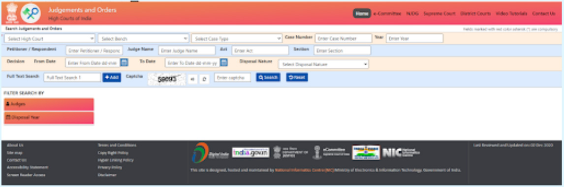 Judgment Search Portal