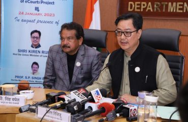 Visit of MLJ and Felicitation of award winners of eCourts Project (23rd Jan, 2023)